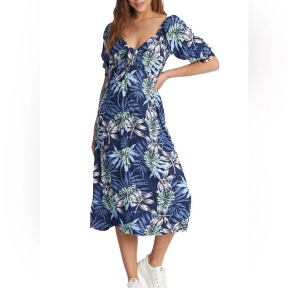 ROXY EVENING DELIGHT DRESS in Mood Indigo Seaside - Picture 2 of 9